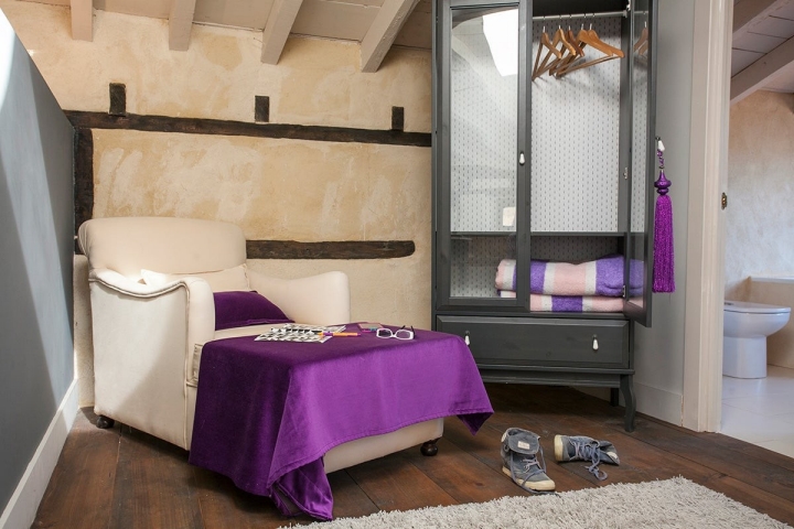 Detalle de una habitación. Hotel Posada Priorato de Val