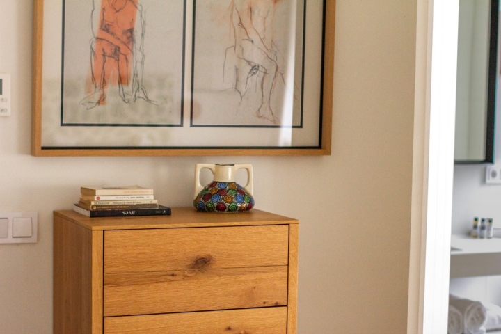 Detalle de la decoración de las habitaciones