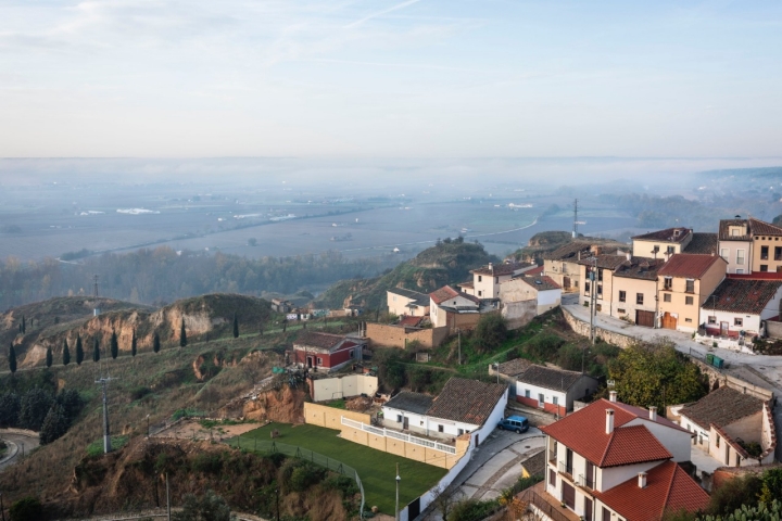 La vega del Duero desde la espalda de la colegiata de Toro.