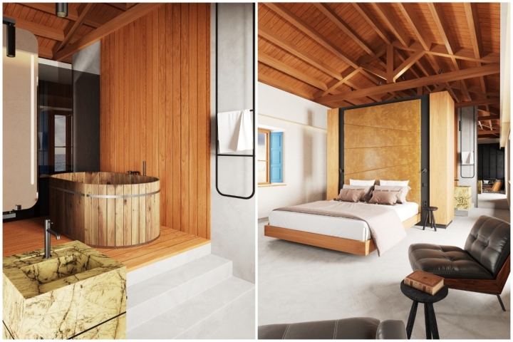 El faro dispone de chimenea y jacuzzi. Foto: Floatel