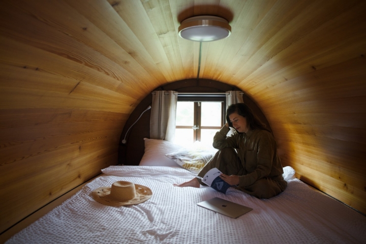 Interior de la barrica.