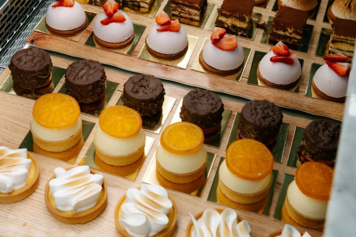 Pasteles de la pastelería La Gloria (Mieres).