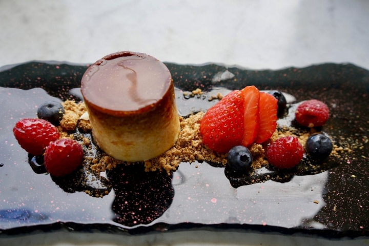 Hotel rural 'Mas El Mir': flan casero