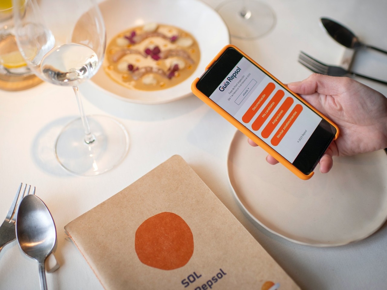 La calificación más cercana al comensal