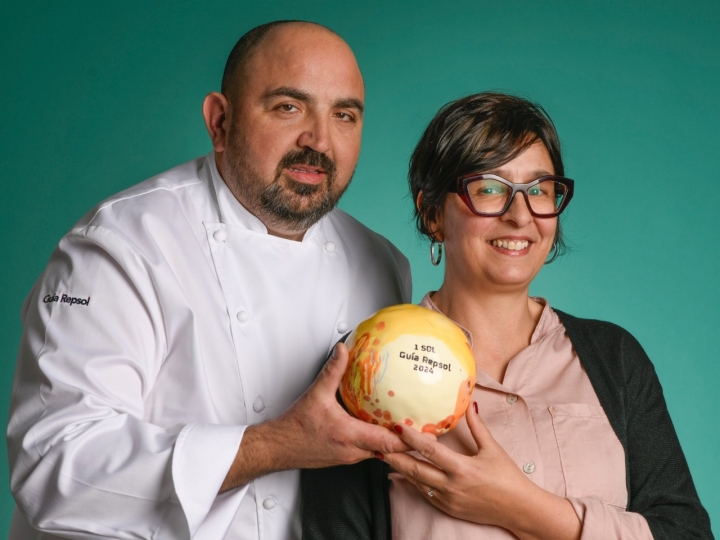 Vicenç Fajardo y Mónica Farrè