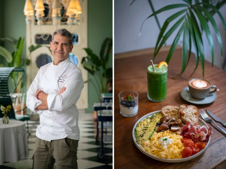 El chef Paco Roncero y el desayuno que ha preparado en Finde Café