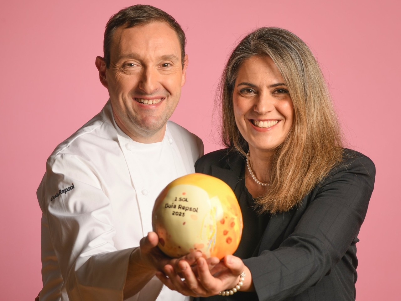 Marcos Pedarros y Nuria García de 'Er Occitan'.