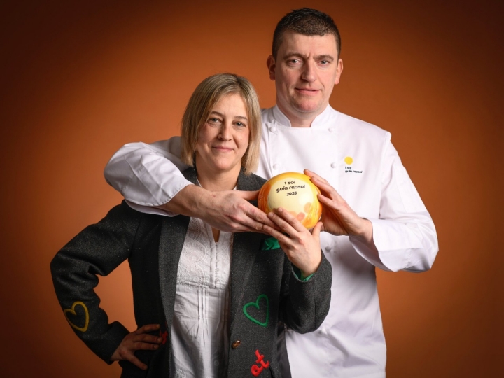 Vicente Suárez y Sonia González, de Cocina Cabal (Oviedo, Asturias).
