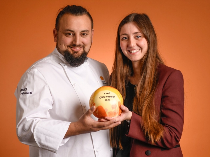 Miguel Galino y Lucía Boned, de Galino Pueyo (Tardienta, Huesca).