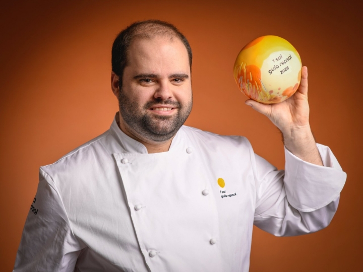 Aitor Santamaría, de Sukaldean (Donostia, Gipuzkoa).