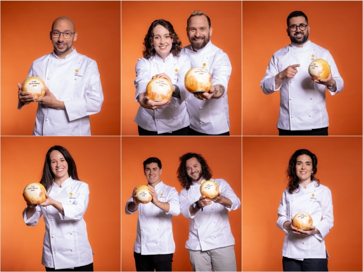 Algunos de los chefs que reciben su primer Un Sol 2026 en Portugal