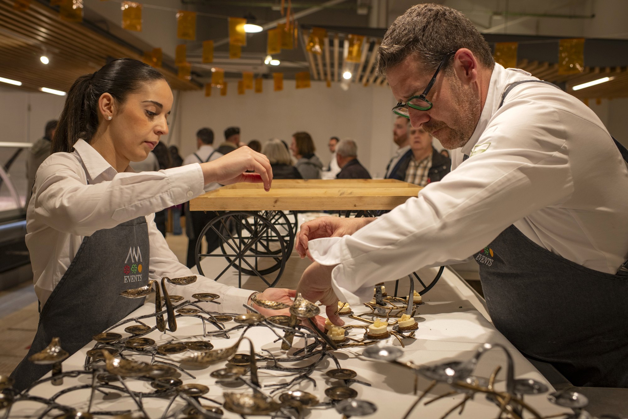 Vicent Guimerà de L'Antic Molí (Ulldecona. 1 Sol Guía Repsol) fue el encargado del cóctel.