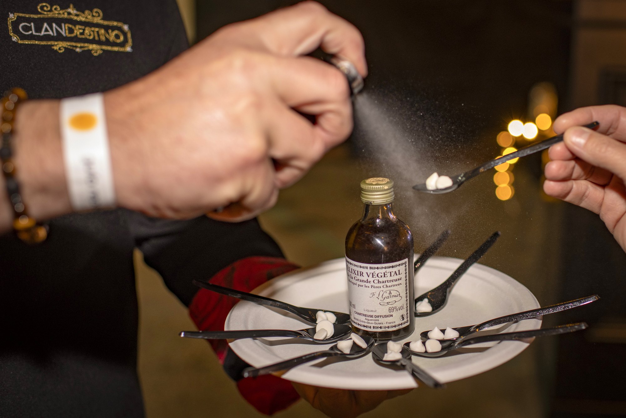 Y, para cerrar el cóctel, unos chupitos muy especiales.