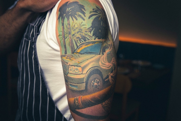 Restaurante Michaels tatuaje