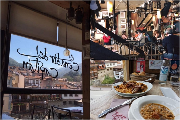 Cocido lebaniego en uno de los lugares míticos de Potes. Foto: Facebook 'El Cenador del Capitán'