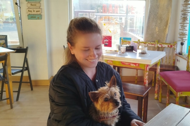 En 'Dulce y Saladito', un crep con tu mascota en el regazo. Foto cedida