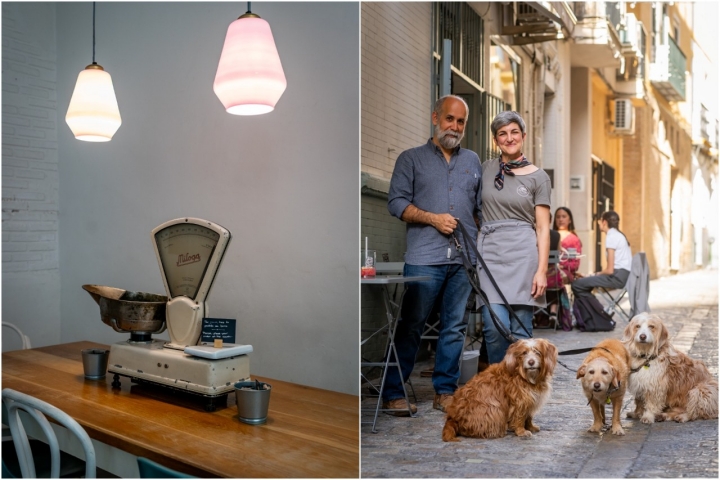 Elena Garcés también es dueña de tres perros.