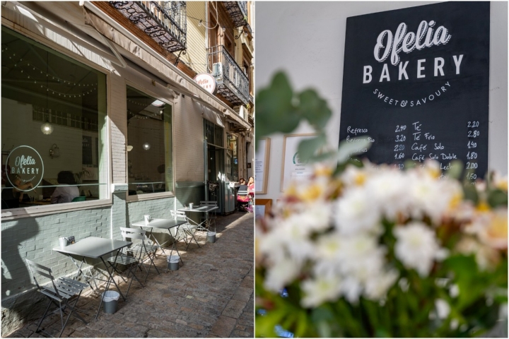 'Ofelia Bakery' también cuenta con una pequeña terraza soleada.