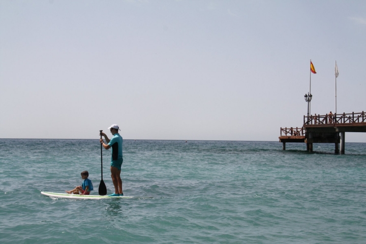 También se pueden practicar algunos deportes acuáticos. Foto: J.S.