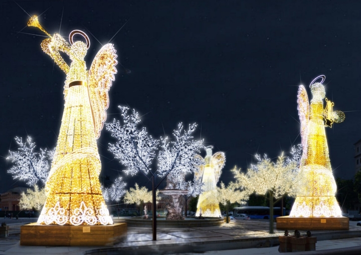 El espíritu navideño también llega al Matadero.