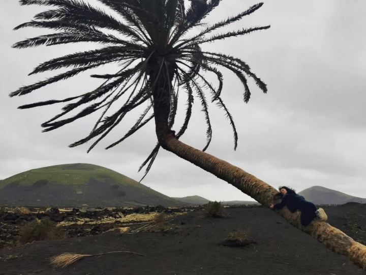 La actriz Nadia de Santiago en Lanzarote