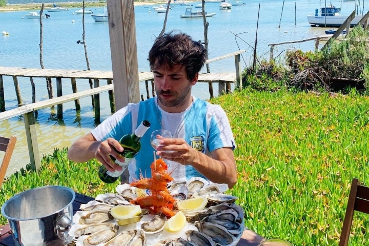 Dándose un buen festín.  Foto: Instagram