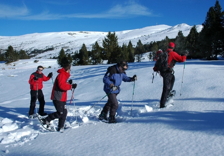 Raquetas de nieve. Foto: Alfredo Merino
