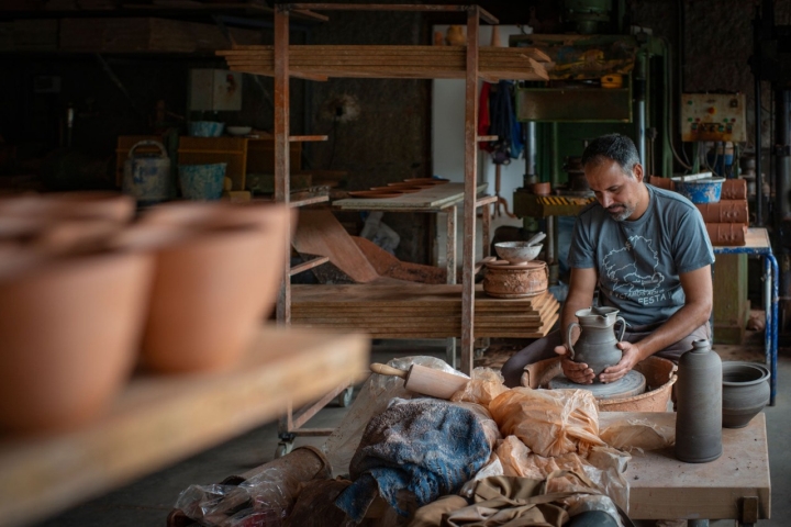 José Vázquez, propietario de 'Alfarería Agustín'.