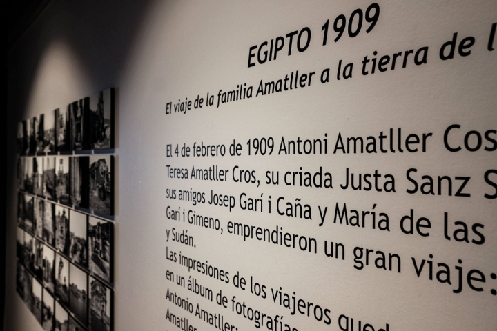 Fotos de la exposición 'Egipto 1909. El viaje de los Amatller a la tierra de los faraones'