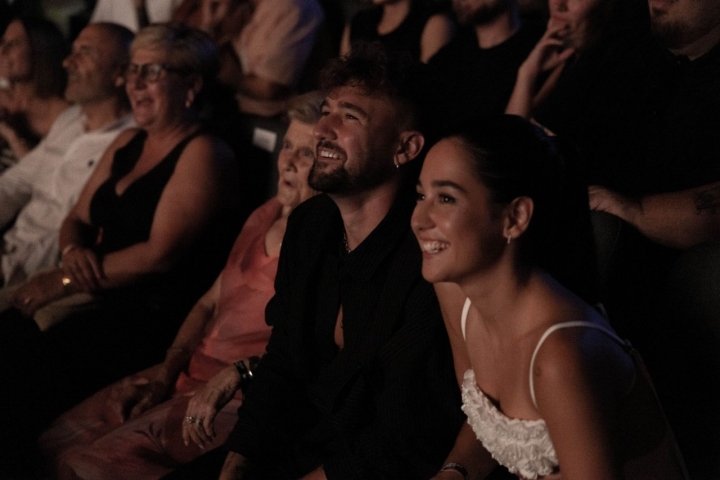 Dani Fernández y Yarea Guillén en la platea