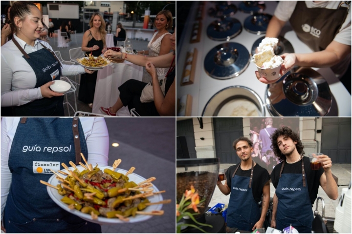 Aperitivos de Fismuler en el evento Dani Fernández feat. Energy con Repsol