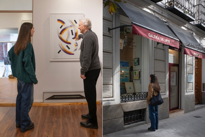 En 'Orellana-5' asesoran tanto a aquellos que ya han empezado su colección como a los que empiezan a comprar arte.