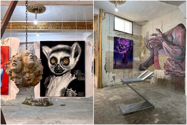 Sólo trabajamos con artistas que vienen del mural y del grafiti.