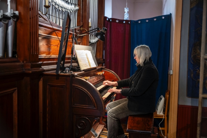 La organista Marta Misztal Bloch.