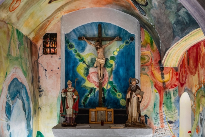 Interior de la Iglesia Sant Víctor de Seurí (Sort)