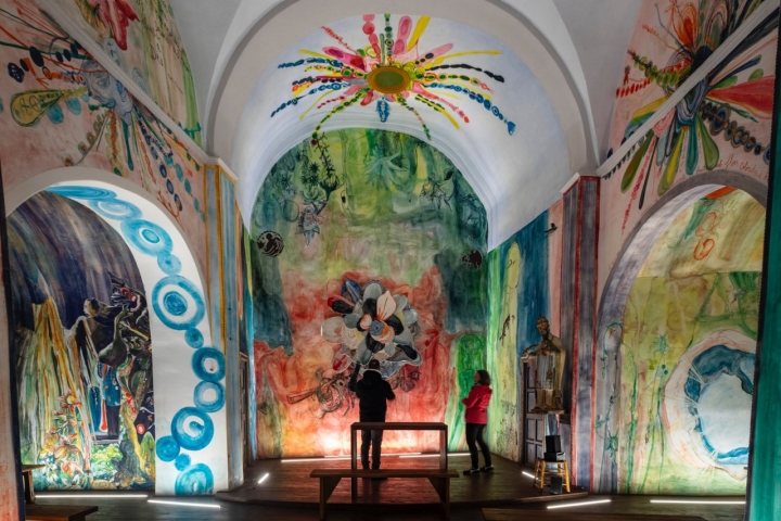 Interior de la Iglesia Sant Víctor de Seurí (Sort)