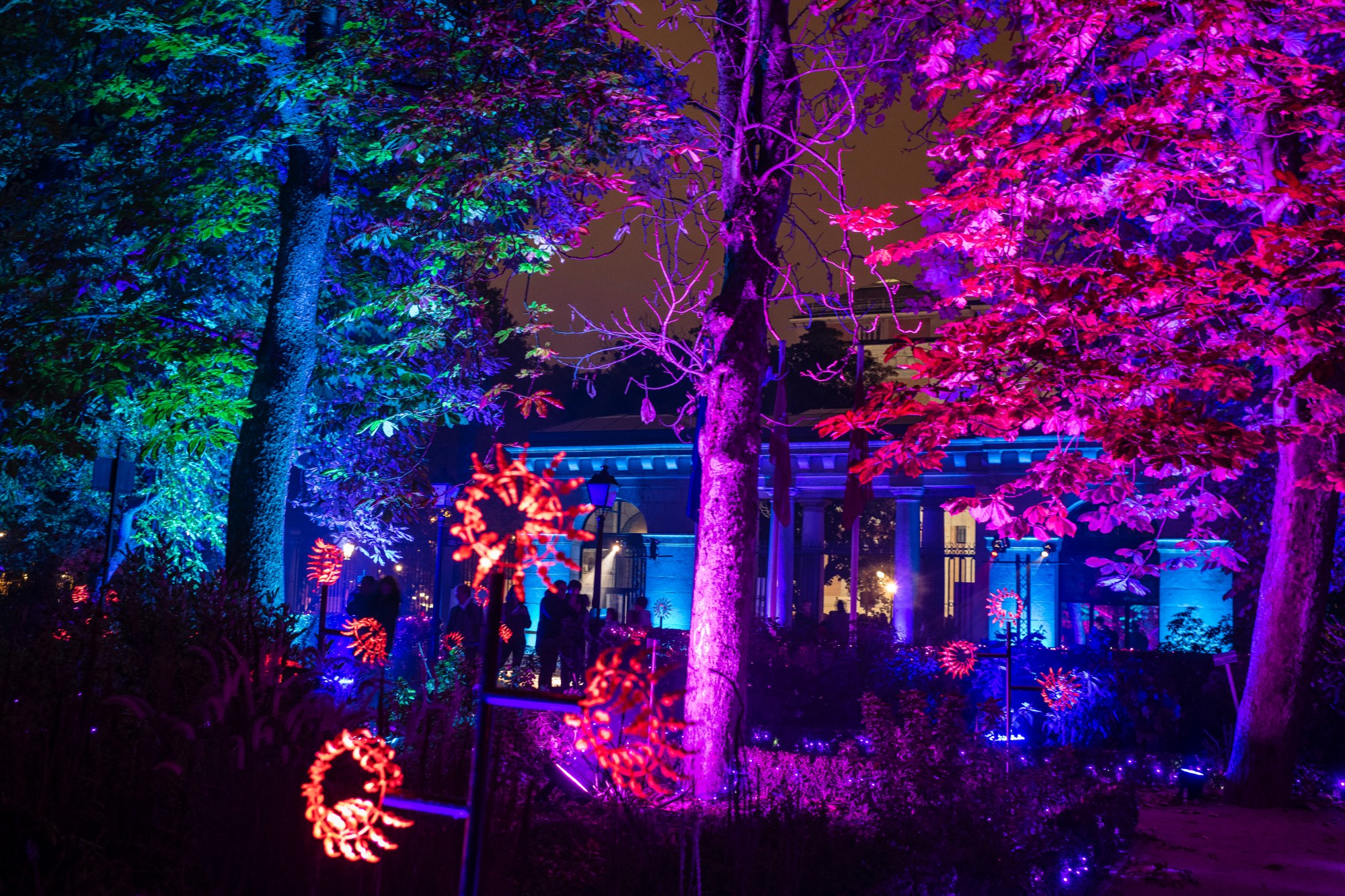 Encendido luces navidad Botánico de Madrid