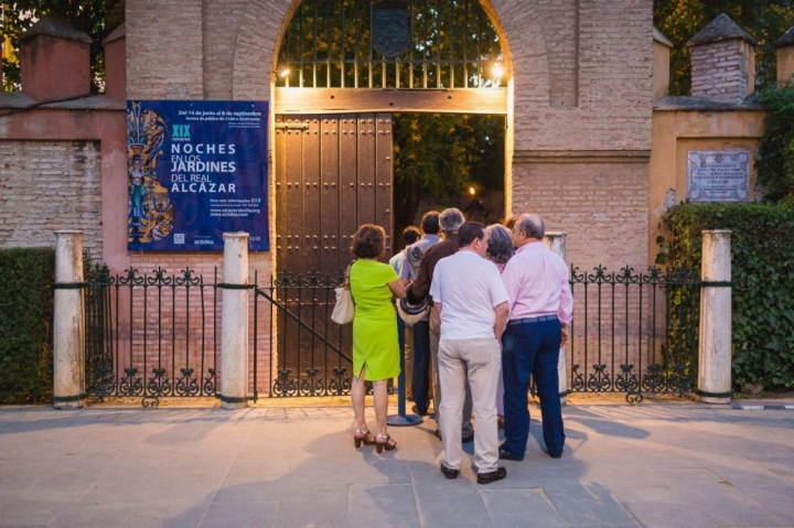 Planes Sevilla: Noches en los Jardines del Alcázar (entrada)