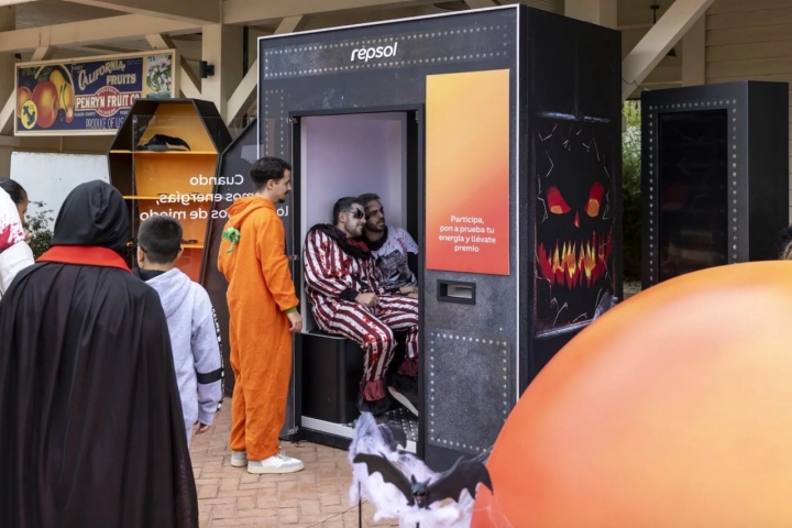 Gritómetro de Repsol en el Parque Warner.