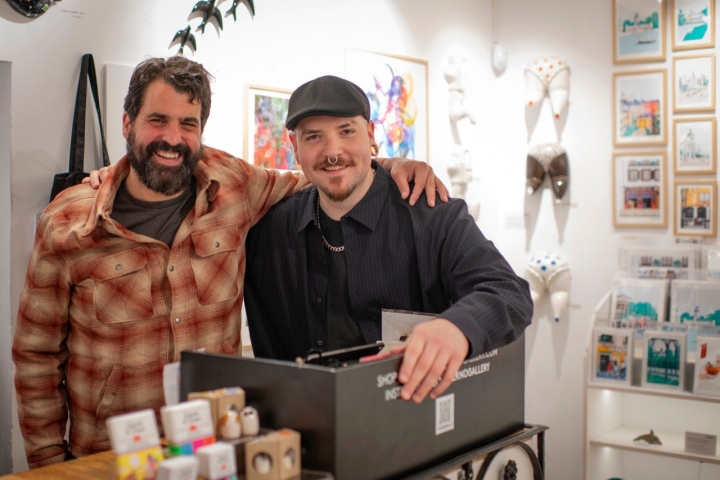 David Yerga es fundador  de 'El Moderno Gallery' junto a Delphine Costenoble y Julien Desmarescaux. 