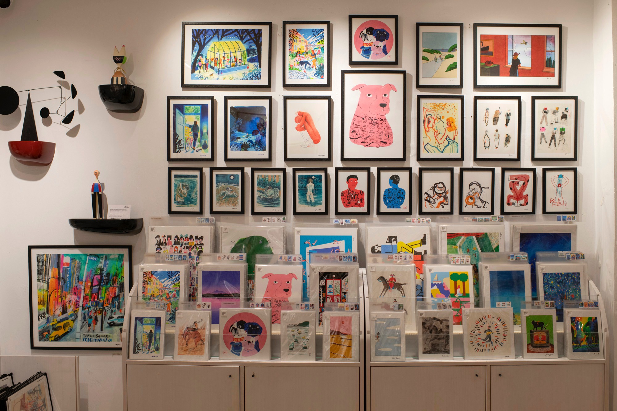 Las obras expuestas en ‘El Moderno Gallery’ están llenas de color y optimismo.