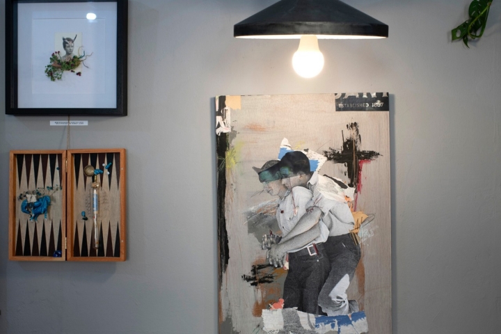 ‘Covington’ funciona como galería de arte. 