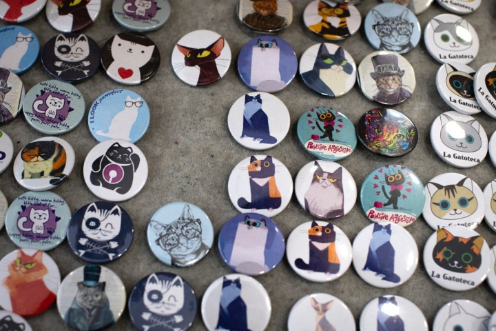 Chapas de la Gatoteca.