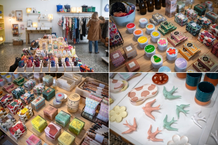 En su tienda se pueden encontrar moda y productos artesanales de marcas y diseñadores emergentes.