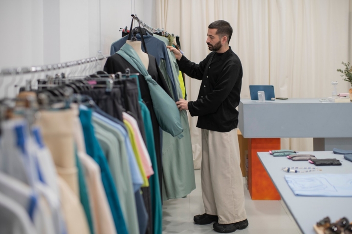 Mario Cruz ofrece diseños de ropa y accesorios muy personales, genderless, elegantes y atemporales.