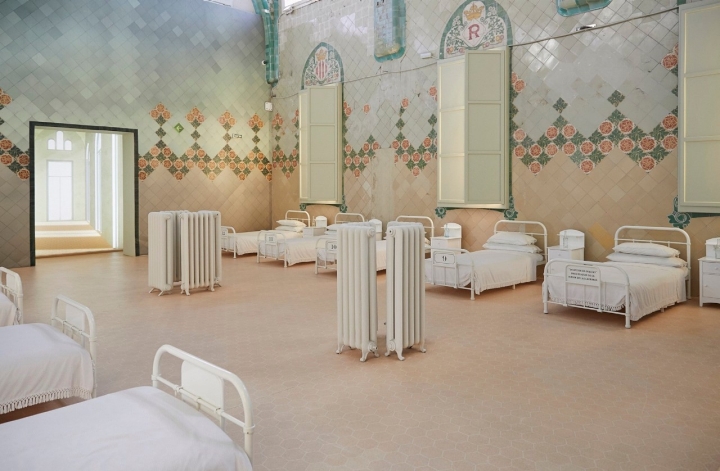 En los primeros años del hospital solo los enfermos más graves tenían su propia habitación.