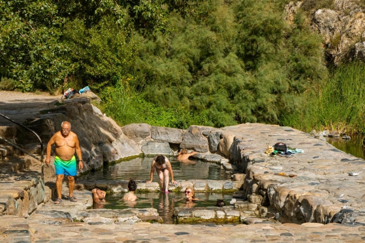 Pozas termales en Arnedillo (La Rioja).