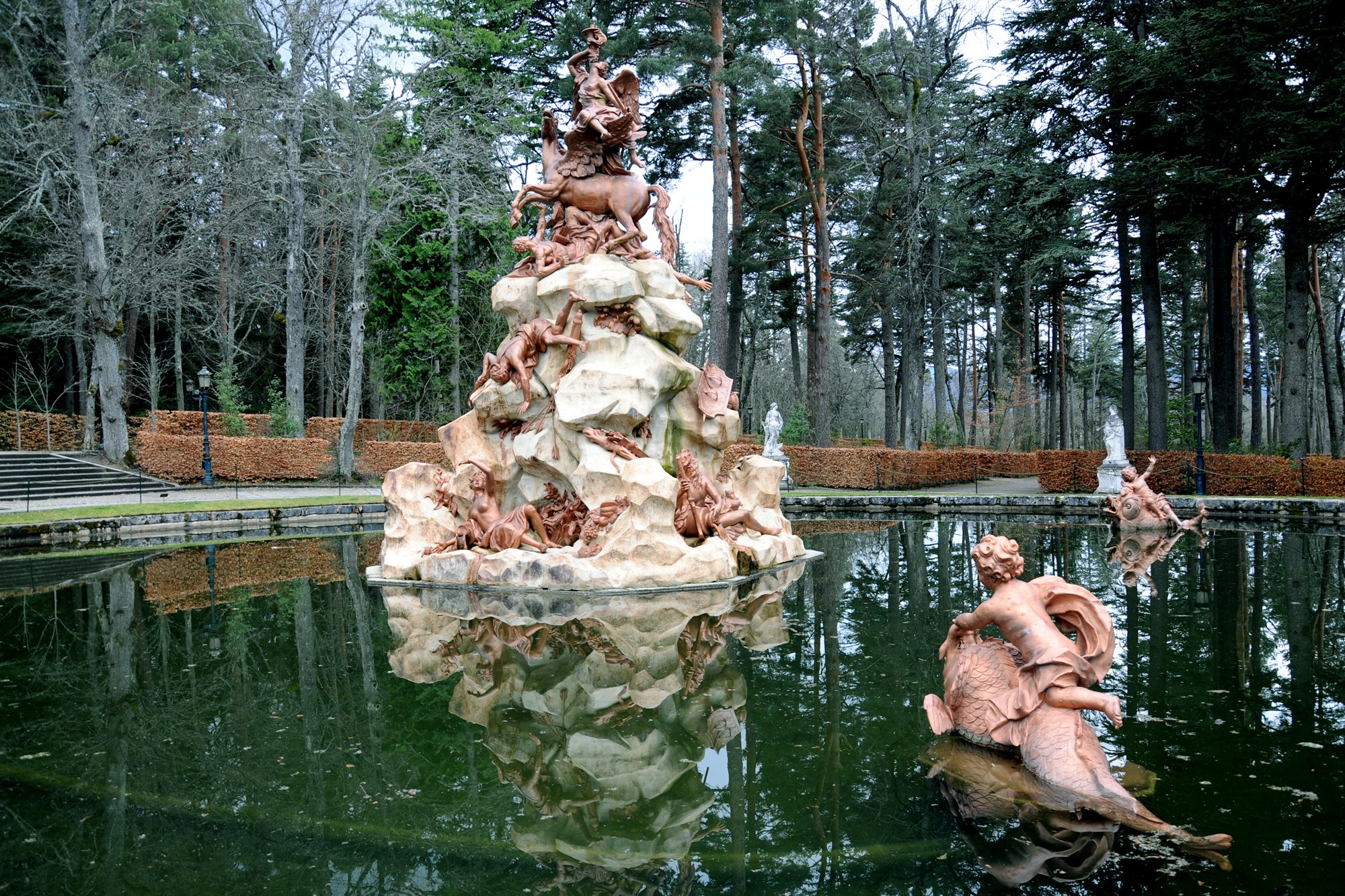 Camino de Santiago Madrileño Etapa 4 fuente La Granja