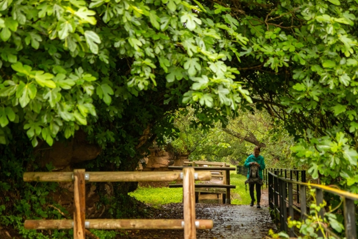 Camino Natural Sequia Manresa turista