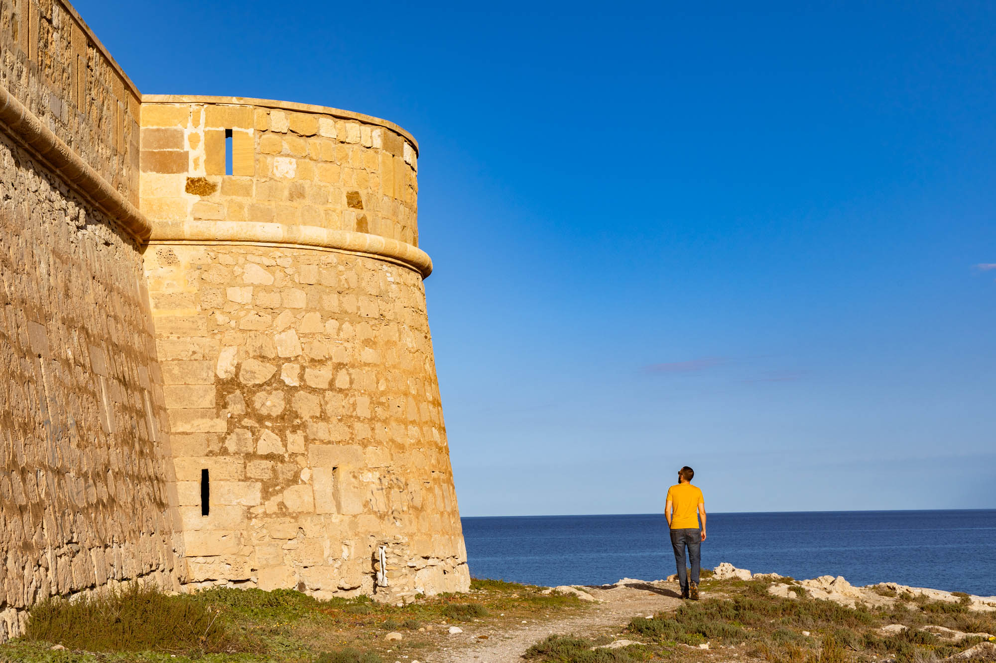 Castillo de San Felipe, en la isleta de Moro.